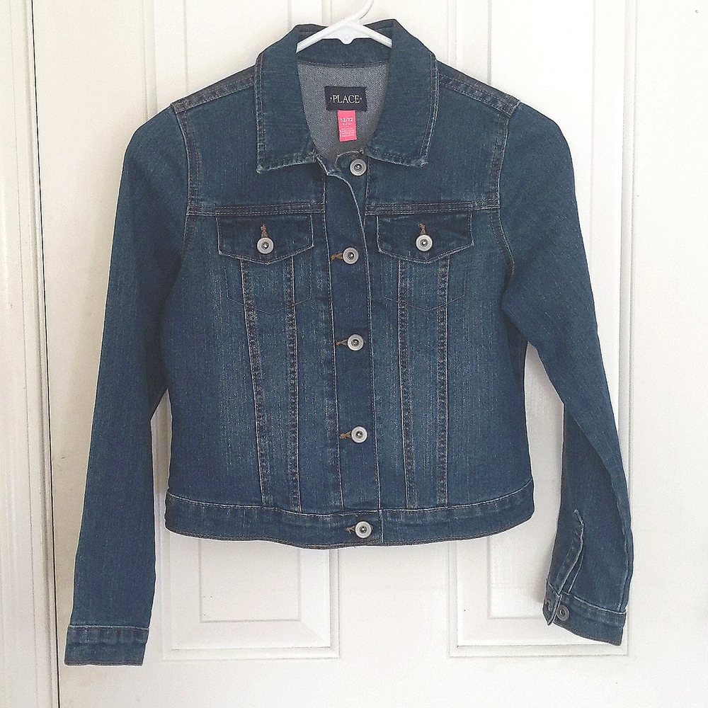 The Children's Placel Girls Denim Jacket Size L
